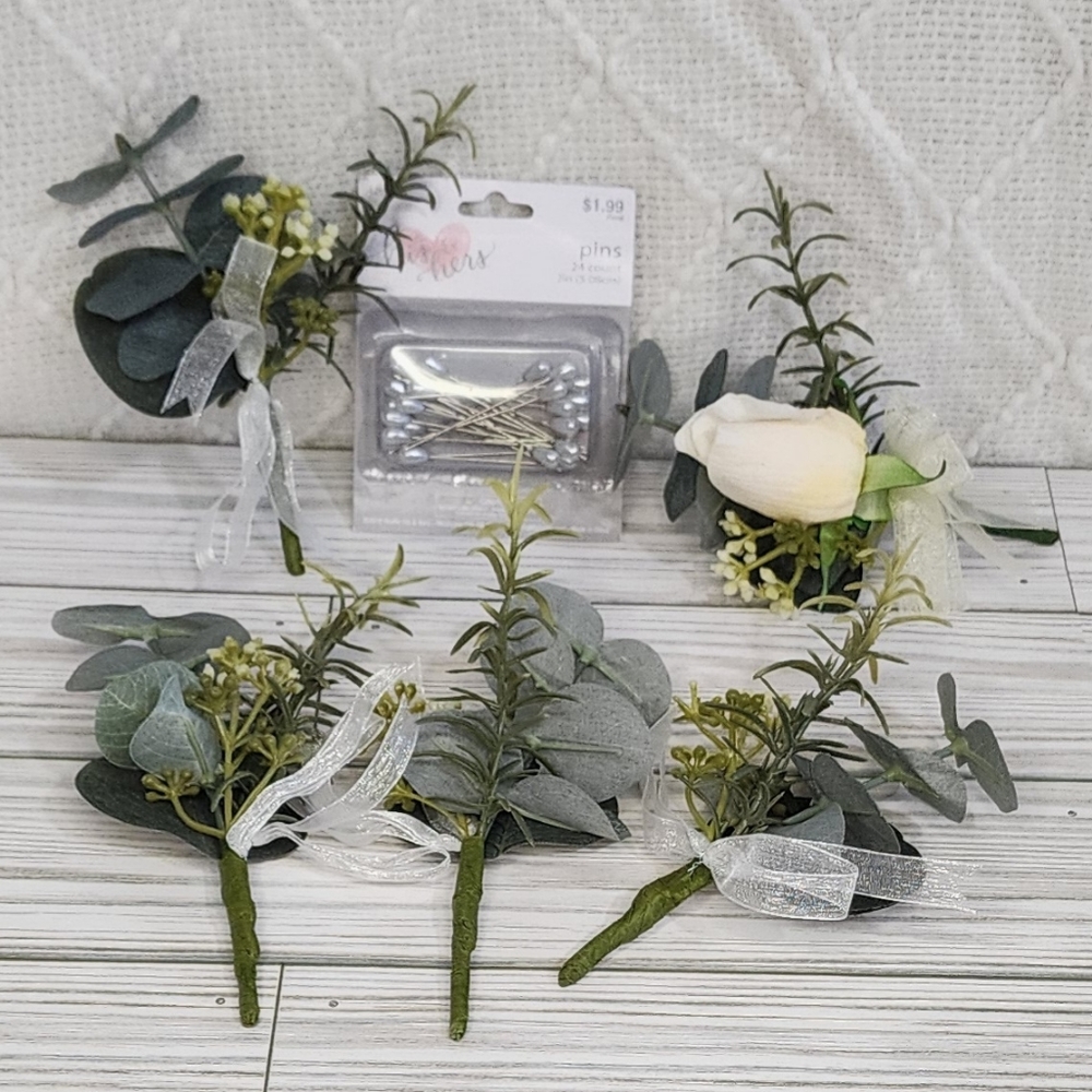 5 boutonnieres